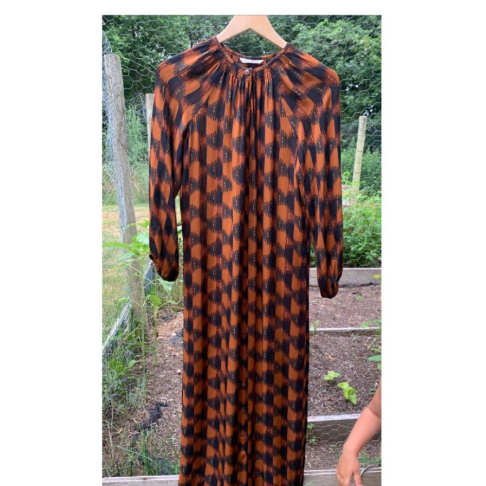 Tucker brown maxi dress